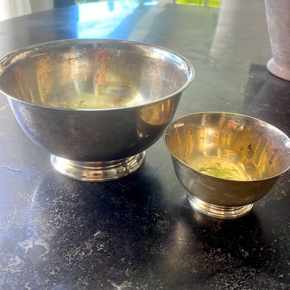 paul revere reproduction Other - Paul Revere Reproduction vintage real sterling silver 260 set of 2 bowls
